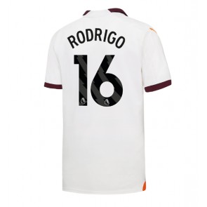 Manchester City Rodri Hernandez #16 Replica Away Stadium Shirt 2023-24 Short Sleeve